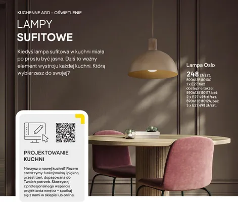 Lampa Oslo 2 x E27 beż promocja w Castorama