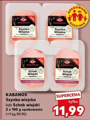 Szynka wiejska 2x100g  promocja w Kaufland