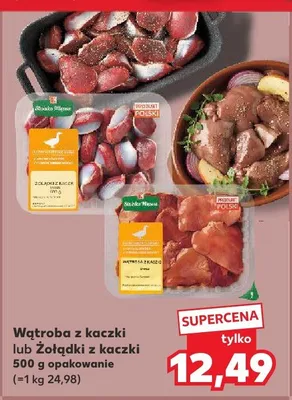 Żołądki z kaczki Kraina Mięs promocja w Kaufland