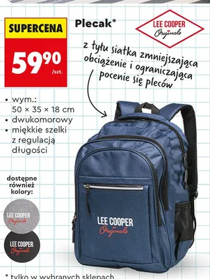 Plecak Lee Cooper promocja w Biedronka