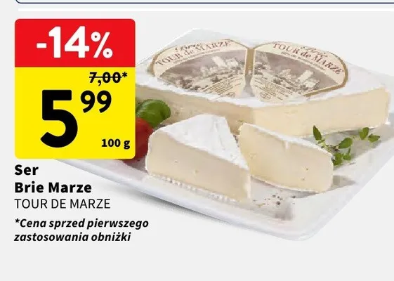 Ser Brie Marze promocja w Intermarche
