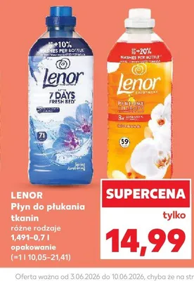 Płyn do płukania tkanin Lenor Perfume Therapy promocja w Kaufland