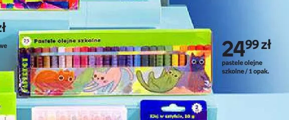 Pastele olejne szkolne Paperdot promocja w Empik