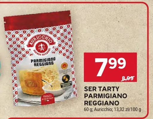 Ser tarty Parmigiano Reggiano Auricchio promocja w Stokrotka