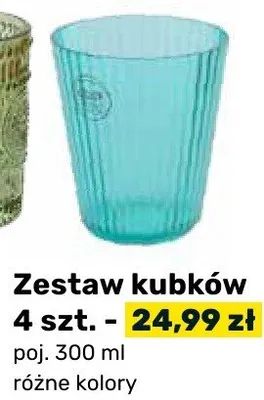Zestaw kubków 4 szt. promocja w Bricomarche