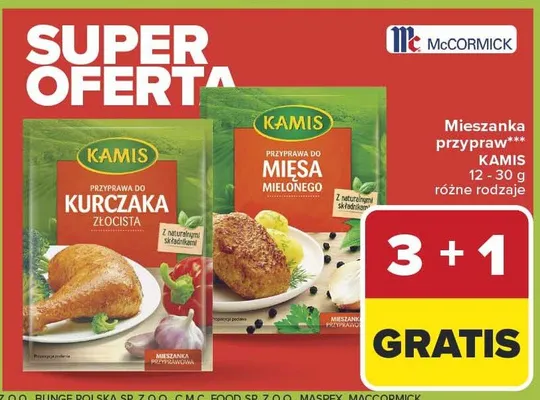 Mieszanka przypraw różne rodzaje promocja w Carrefour Market