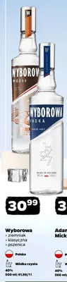 Wódka Wyborowa klasyczna promocja w Netto