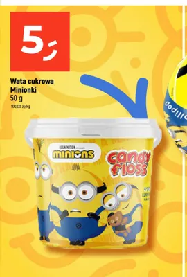 Wata cukrowa Minionki promocja w Dealz