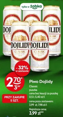 Piwo promocja w Żabka