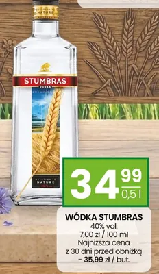 Wódka Stumbras promocja w Twój Market