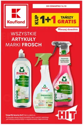Nabłyszczacz Bioalkohol Frosch promocja w Kaufland