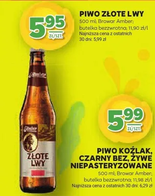 Piwo Złote Lwy promocja w Stokrotka