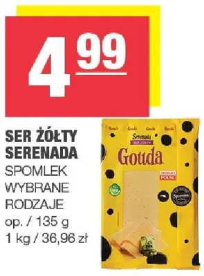 Ser żółty Serenada wybrane rodzaje promocja w SPAR