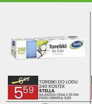 Torebki do lodu Stella 240 kostek promocja w Wafelek