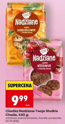 Ciastka Nadziane Twoje Słodkie Chwile wiśniowe promocja w Biedronka