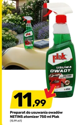 Preparat do usuwania owadów NETINS atomizer Plak promocja w Bricomarche