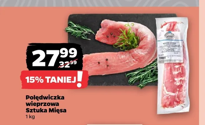 Polędwiczka wieprzowa Sztuka Mięsa promocja w Netto