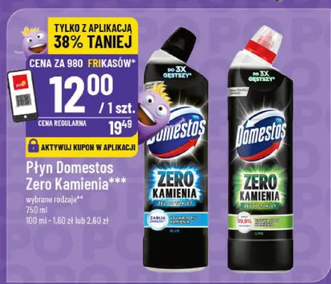 Płyn Domestos Zero Kamienia wybrane rodzaje promocja w POLOmarket