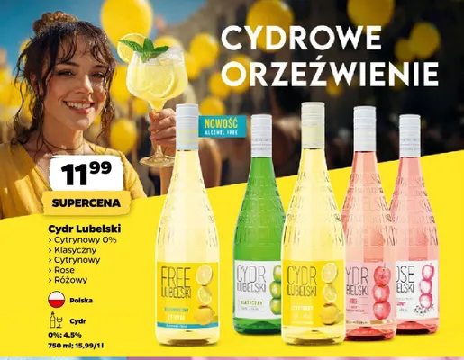 Cydr Cydr Lubelski Różowy promocja w Netto