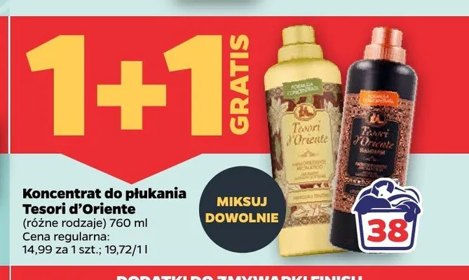 Koncentrat do płukania Tesori d'Oriente promocja w Netto