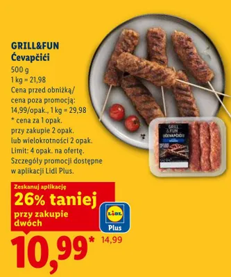 Ćevapčići Grill&Fun promocja w Lidl