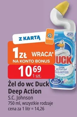 Żel do wc Deep Action promocja w Leclerc