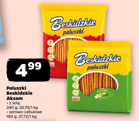 Paluszki serowo-cebulowe promocja w Netto