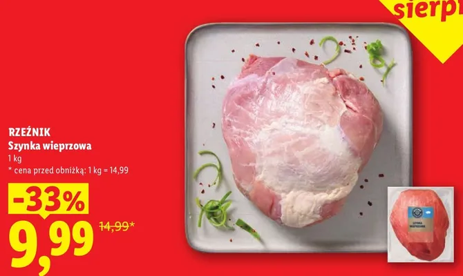 Szynka wieprzowa Rzeźnik promocja w Lidl