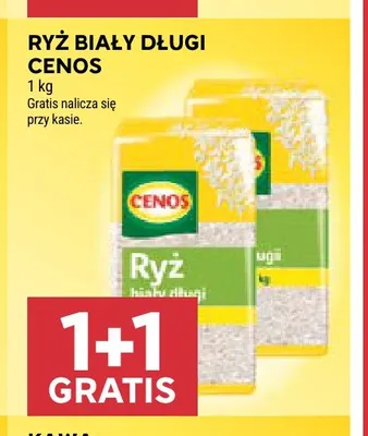 Ryż biały długi Cenos promocja w Stokrotka