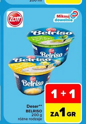 Deser Belriso Zott promocja w Carrefour
