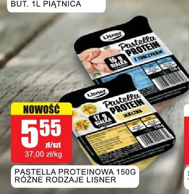 Pastella proteinowa Lisner promocja w Bingo