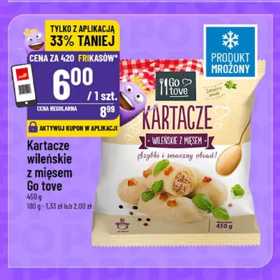 Kartacze wileńskie z mięsem Go tove promocja w POLOmarket