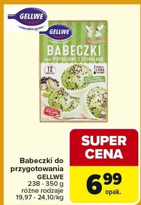 Babeczki do przygotowania pistacjowe z czekoladą promocja w Carrefour Market