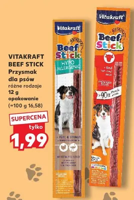 Przysmak dla psów różne rodzaje Beef Stick promocja w Kaufland