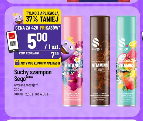 Suchy szampon Sego Vitamins promocja w POLOmarket