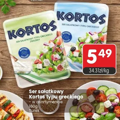 Ser sałatkowy typu greckiego Kortos promocja w Market Point