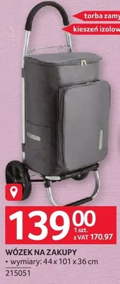 Wózek na zakupy promocja w Selgros