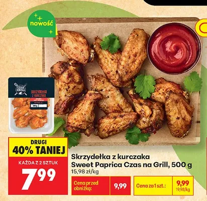 Skrzydełka z kurczaka Sweet Paprica Czas na Grill promocja w Biedronka