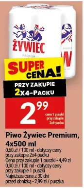 Piwo Żywiec Premium promocja w Twój Market
