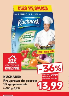 Przyprawa do potraw Kucharek promocja w Kaufland