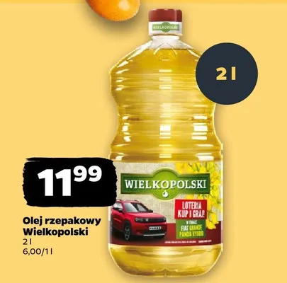 Olej rzepakowy Wielkopolski promocja w Netto