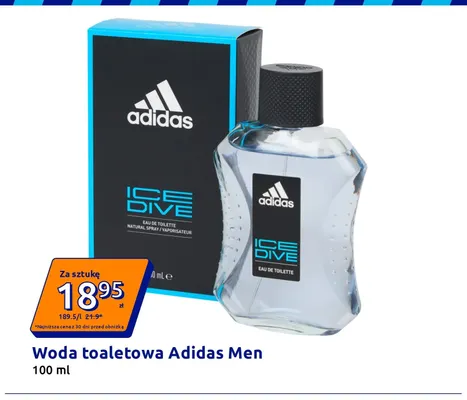 Woda toaletowa Adidas Men promocja w Action