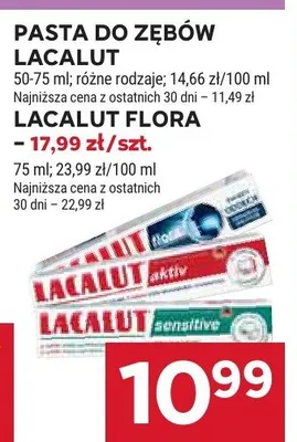 Pasta do zębów Lacalut promocja w Stokrotka