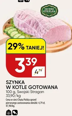 Szynka w socie gotowana promocja w Chata Polska