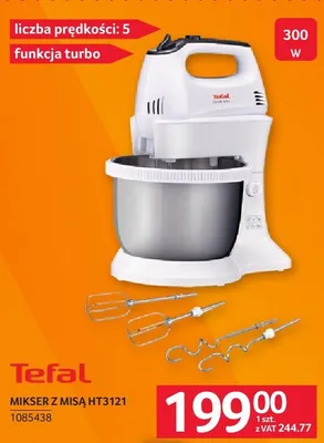 Mikser z misą Tefal HT3121 promocja w Selgros