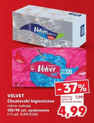 Chusteczki higieniczne Velvet Ecopack promocja w Kaufland