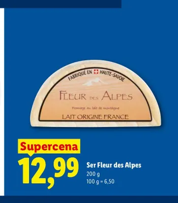 Ser Fleur des Alpes promocja w Lidl