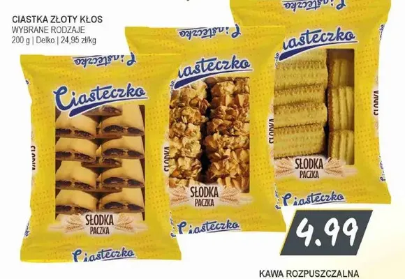 Ciastka Złoty Kłos promocja w Słoneczko