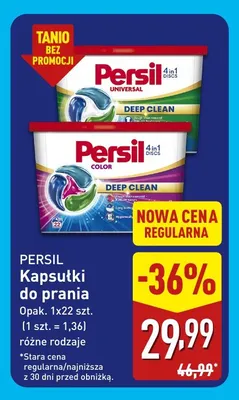 Kapsułki do prania Universal Persil promocja w Aldi