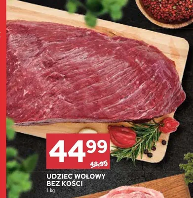 Udziec wołowy bez kości promocja w Stokrotka